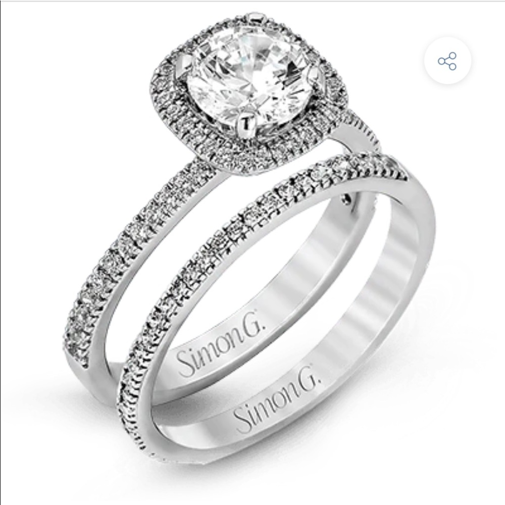 💎💍 Simon G. wedding ring set 💍💎